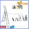 WK-E07 folding aluminum three parts frp insulation joint ladders